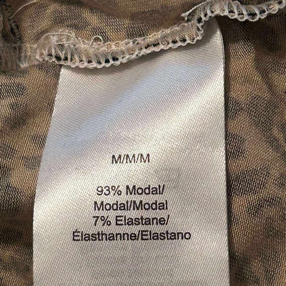 DONNA KARAN LEOPARD PAJAMAS M L Nwot - Picture 3 of 3